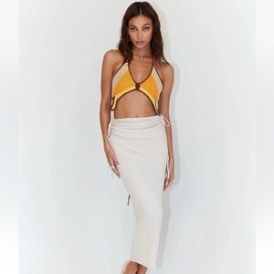 Princess Polly Crochet Knit Top  100% cotton Size S/M ,Funky Bra